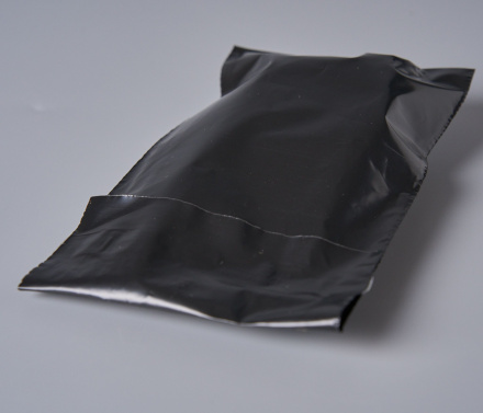 Курьерский пакет, ЧЁРНЫЙ, 100х150+40, без кармана, 50 мкм, 500 шт.