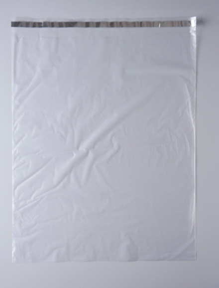 Курьерский пакет, ПРОЗРАЧНЫЙ, 400х500+40 мм, с клеевым клапаном, 30 мкм. (сейф пакет) 400 шт.