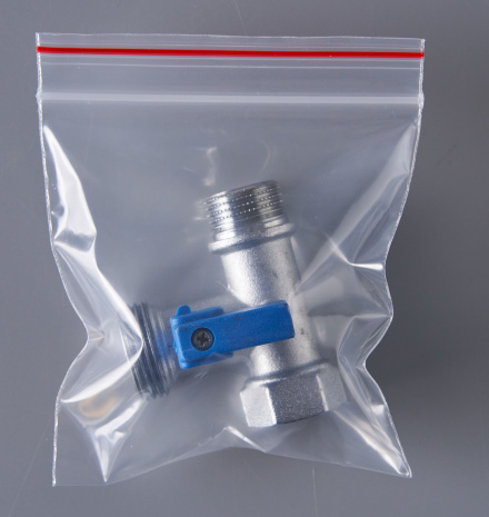 Пакет с замком Zip-Lock (Зип лок), 10х10 см, 100 мкм, 200 шт.