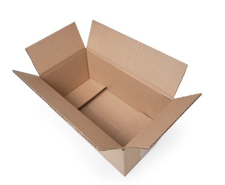 Коробка картонная, 26х14х10 см, объем 3,6 л, 25 шт. (Гофрокороб, 260х140х100 мм )