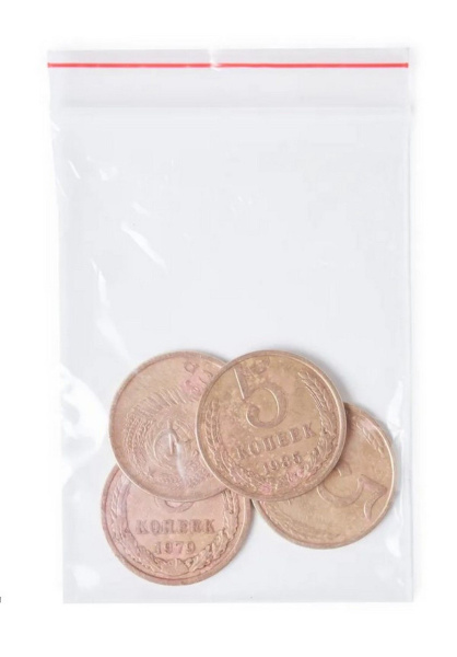 Пакет с замком Zip-Lock (Зип лок), 6х8 см, 35 мкм, 10000 шт.