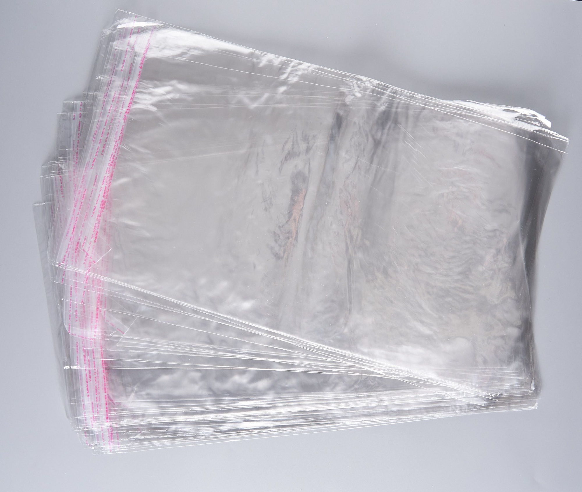 Пакет упаковочный ПП с клеевым клапаном, 25х40+5 см, 25 мкм, 500 шт.