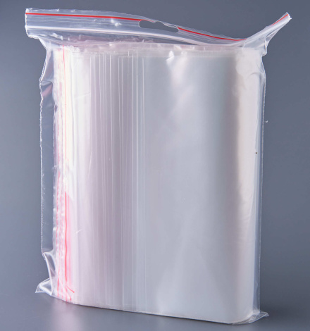 Пакет с замком Zip-Lock (Зип лок), 20х25 см, 60 мкм, с европодвесом, сверхпрочный, 200 шт.