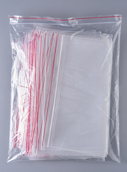 Пакет с замком Zip-Lock (Зип лок), размер 40х50 см, 45 мкм, 200 шт.