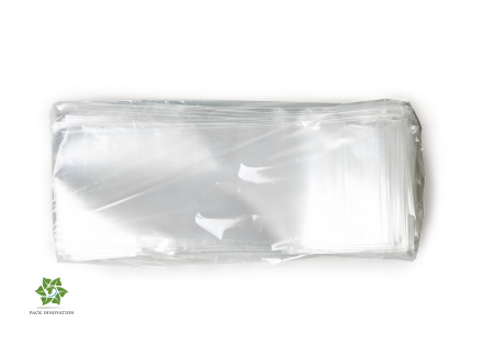 Пакет упаковочный БОПП, 11,5х30 см, с донной складкой 3,5+3,5 см, ультрапрочный, 40 мкм, 200 шт.