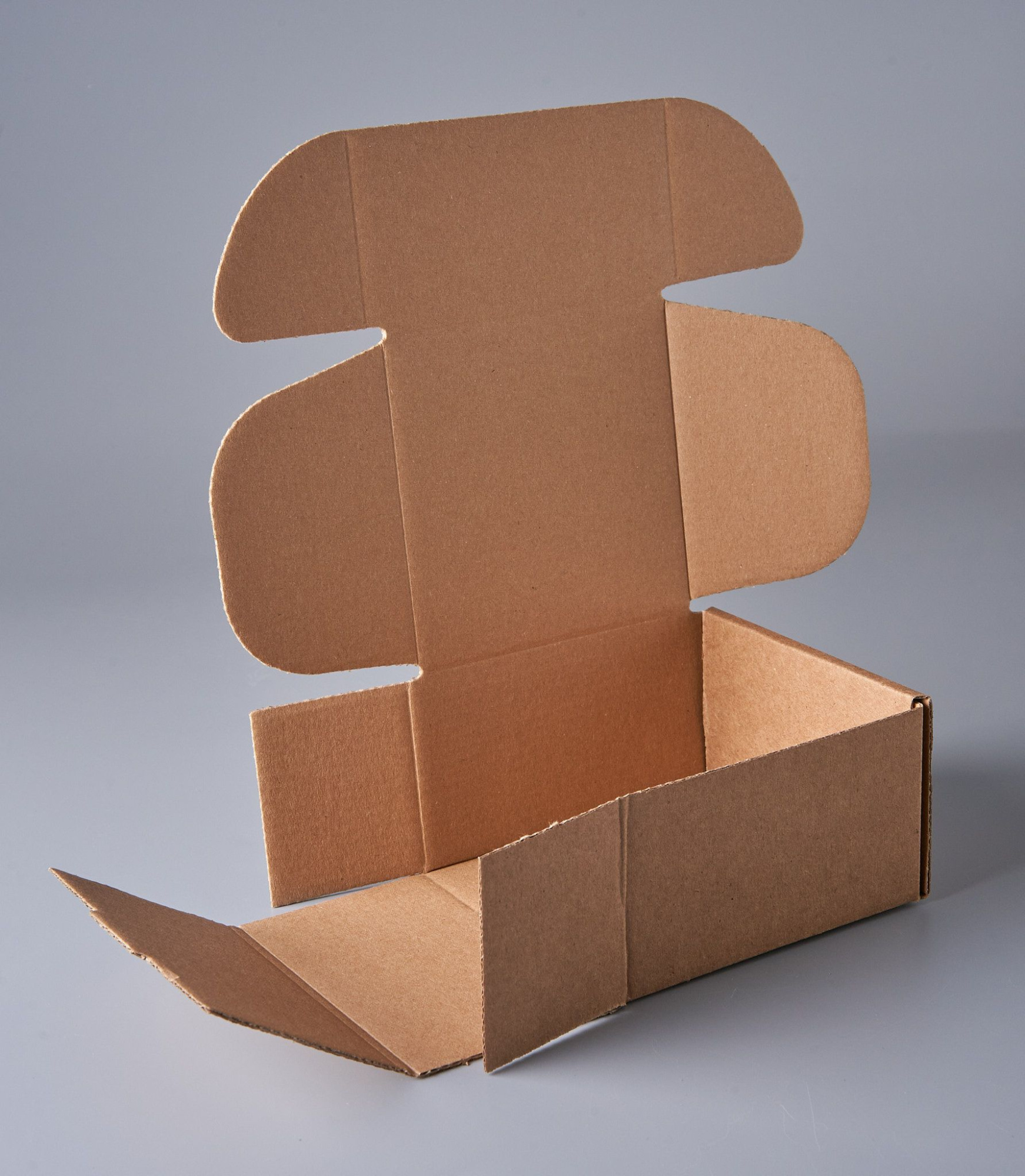 Коробка картонная самосборная, 10х10х6 см, объем 0,6 л, 50 шт, (Гофрокороб 100х100х60 мм, короб самосборный, почтовый).