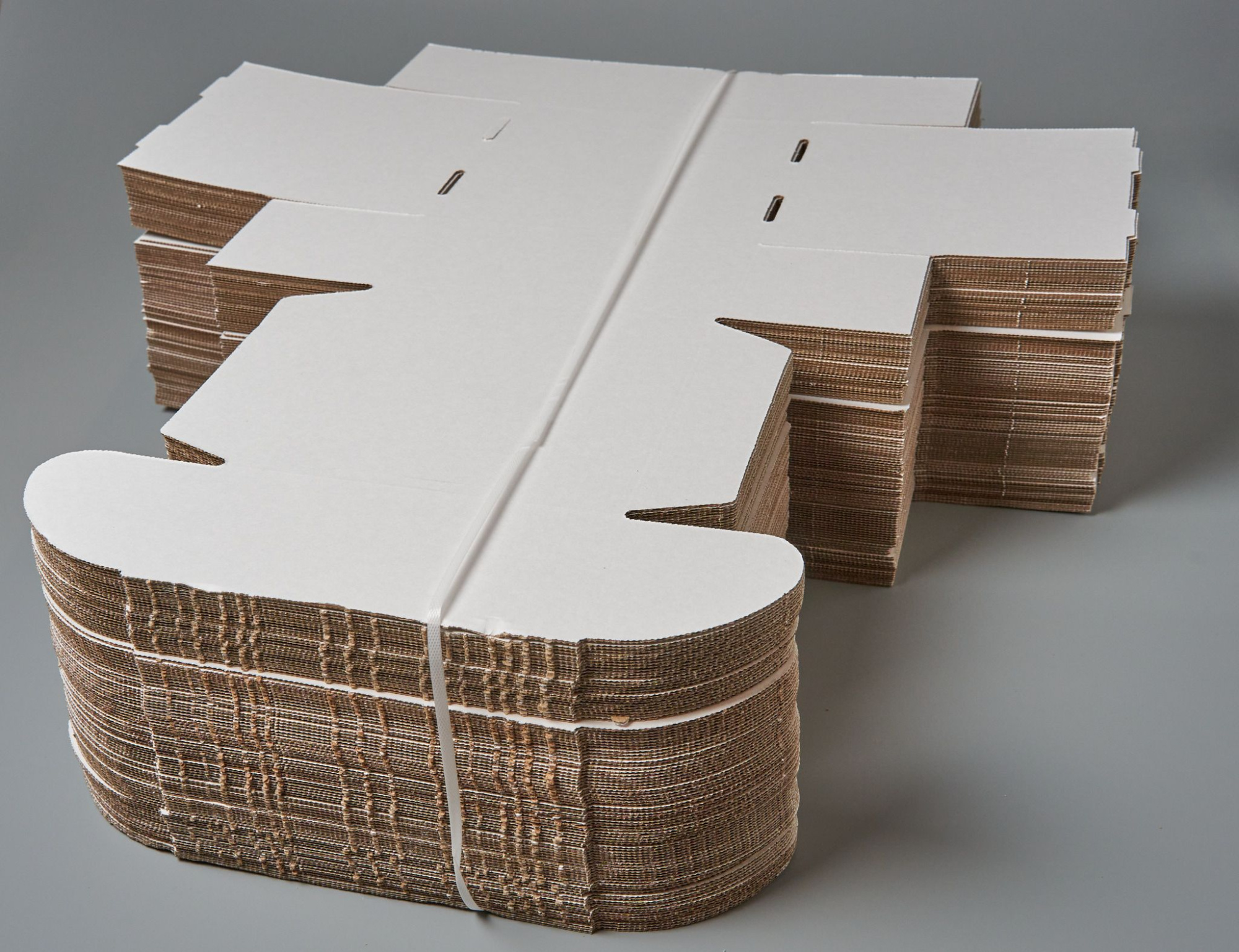 Коробка картонная самосборная, 17.5х17х8.5 см, объем 2,5 л, БЕЛАЯ 50 шт. (Гофрокороб 175х170х85 мм, короб самосборный).