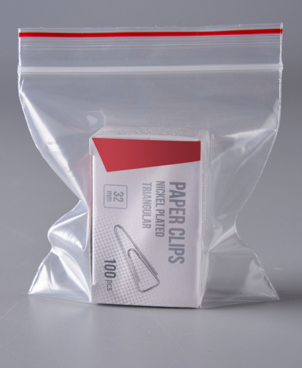 Пакет с замком Zip-Lock (Зип лок), 10х10 см, особопрочный, 80 мкм, 100 шт.