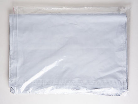 Курьерский пакет (сейф пакет), 500х600+40, с клеевым клапаном, без кармана, 60 мкм, 500 шт.