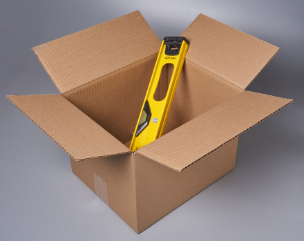 Коробка картонная, 29,5х24х22 см, объем 15,6 л, 50 шт. (Гофрокороб, 295х240х220мм )