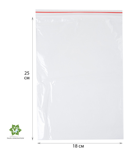 Пакет с замком Zip-Lock (Зип лок), 18х25 см, 35 мкм 1000 шт.