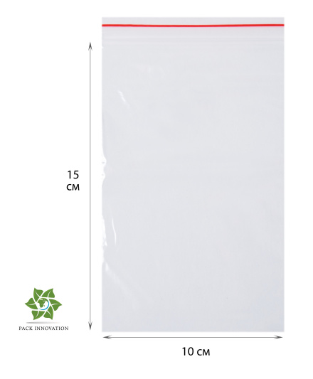 Пакет с замком Zip-Lock (Зип лок), 10х15 см, 40 мкм, 300 шт.