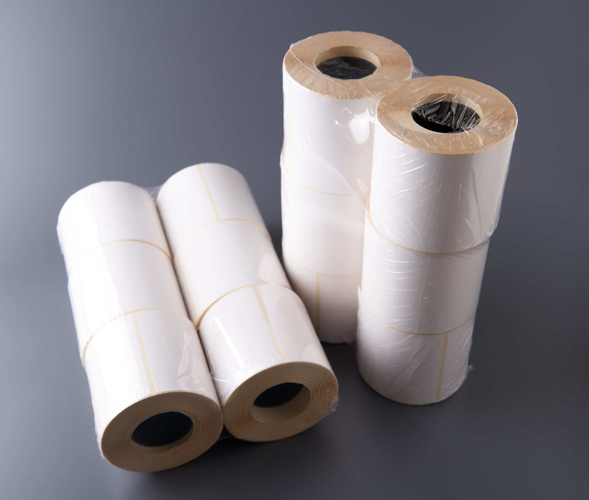 Термоэтикетки самоклеящиеся ЭКО, 58х40 мм, втулка 40 мм, 500 наклеек в ролике, упаковка 5 шт. (2500 наклеек)