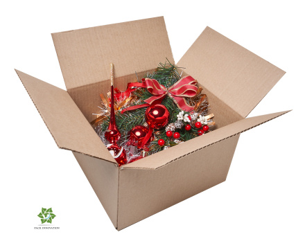 Коробка картонная, 25х22х15,5 см, Объем 8,5 л, 30 шт. (Гофрокороб, 250х220х155 мм )