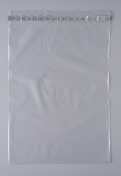 Курьерский пакет, ПРОЗРАЧНЫЙ, 240х320+40 мм, с клеевым клапаном, 30 мкм. (сейф пакет) 400 шт.