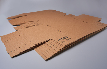 Коробка картонная самосборная, 32х22х10 см, объем 7 л, 20 шт, (Гофрокороб 320х220х100 мм, короб самосборный, почтовый).