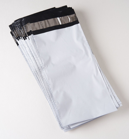 Курьерский пакет (сейф пакет), 120х240+40, с клеевым клапаном, без кармана, 60 мкм, 1000 шт.