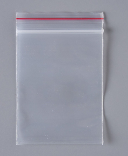 Пакет с замком Zip-Lock (Зип лок), 6х8 см, ультрапрочный, 100 мкм, 100 шт.