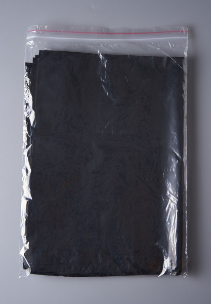 Курьерский пакет, ЧЁРНЫЙ, 300х400+40, без кармана, 50 мкм, 1000 шт.