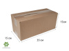 Коробка картонная, 35х15х15 см, объем 7,9 л, 35 шт. (Гофрокороб, 350х150х150 мм )