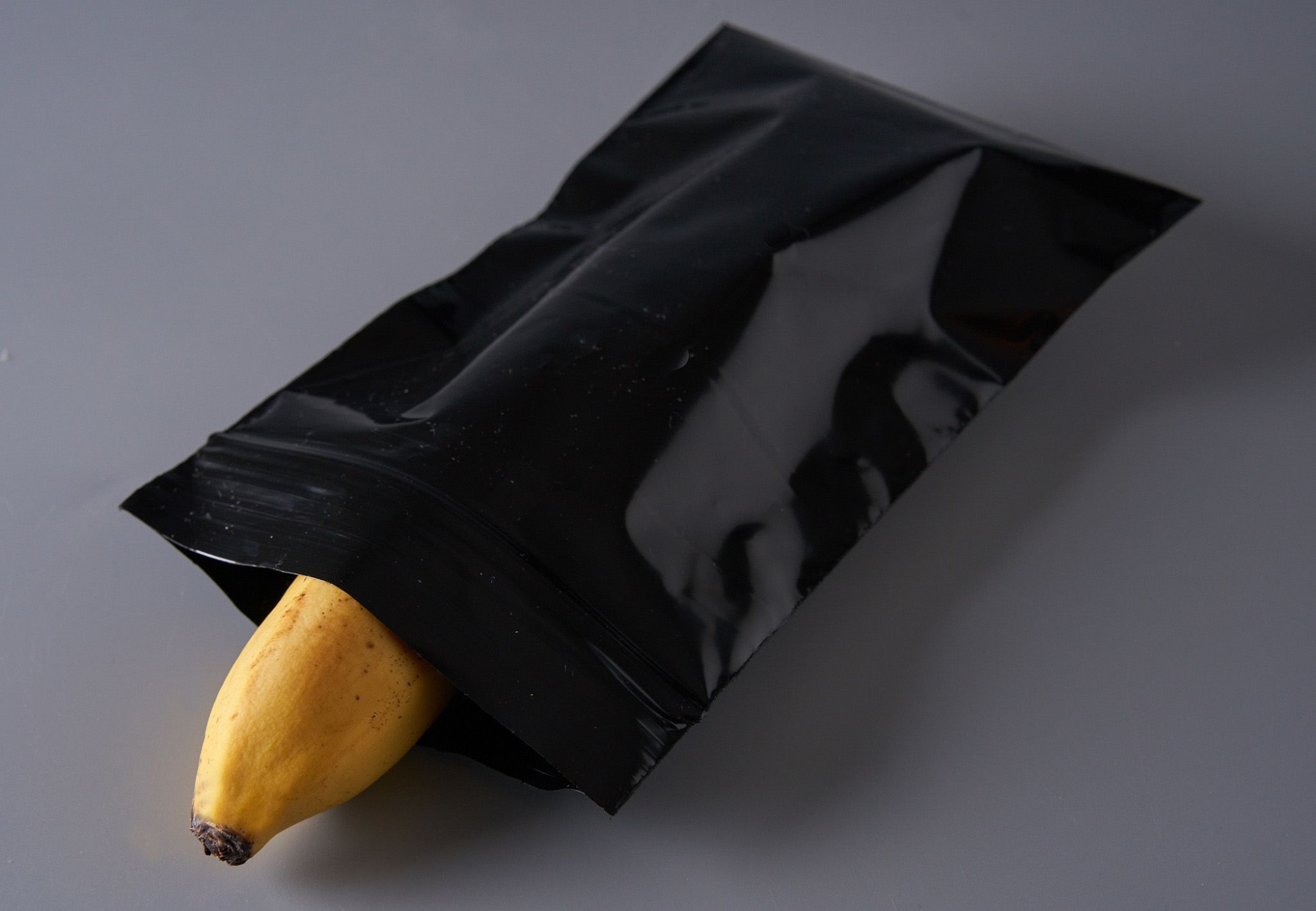 Пакет с замком Zip-Lock (Зип лок), 12х17 см, сверхпрочный, 60 мкм, черный металлик, 1000 шт.