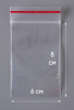 Пакет с замком Zip-Lock (Зип лок), 6х8 см, особопрочный, 80 мкм, 1000 шт.