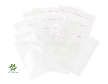 Пакет упаковочный БОПП с клеевым клапаном, 8х10+4 см, 30 мкм, 1000 шт.