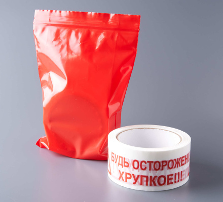 Пакет с замком Zip-Lock (Зип лок), 15х20 см, ультрапрочный, 100 мкм, красный металлик, 500 шт.