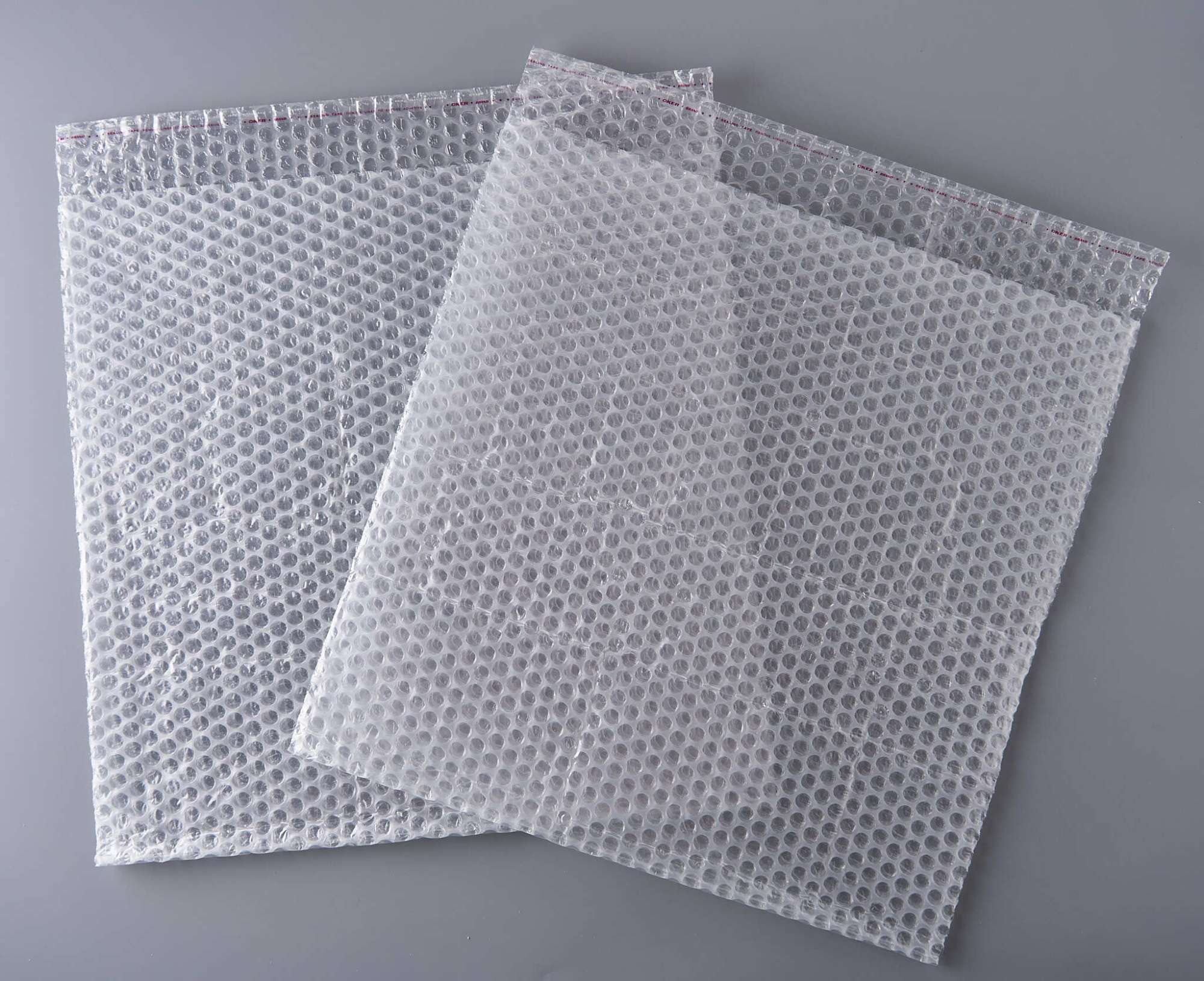 Пакет воздушно-пузырчатый (ВПП, пузырьковый, пупырчатый), 40х40+5 см, с клеевым клапаном, трехслойный, 100 шт.