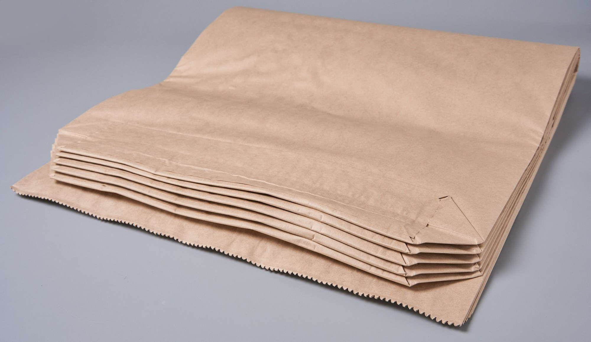 Крафт мешок бумажный четырехслойный, размер 100х50х9 см, 20 шт