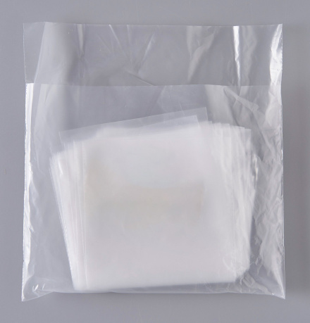 Курьерский пакет, ПРОЗРАЧНЫЙ, 100х150+40 мм, с клеевым клапаном, 30 мкм. (сейф пакет) 1000 шт.