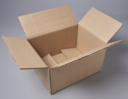 Коробка картонная, 25х19х14 см, объем 6,0 л, 150 шт. (Гофрокороб, 250х190х140 мм )