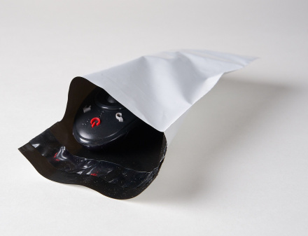 Курьерский пакет (сейф пакет), 100х150+40, с клеевым клапаном, без кармана, 60 мкм, 500 шт.