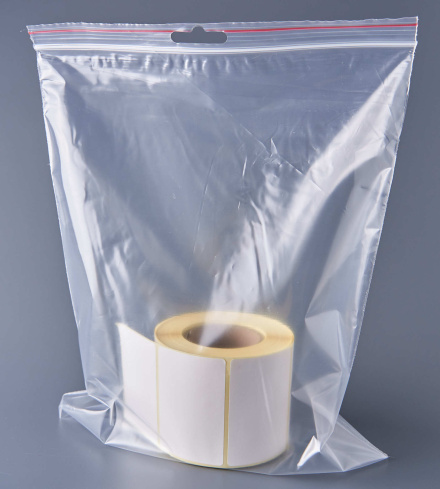 Пакет с замком Zip-Lock (Зип лок), 20х25 см, 60 мкм, с европодвесом, сверхпрочный, 200 шт.