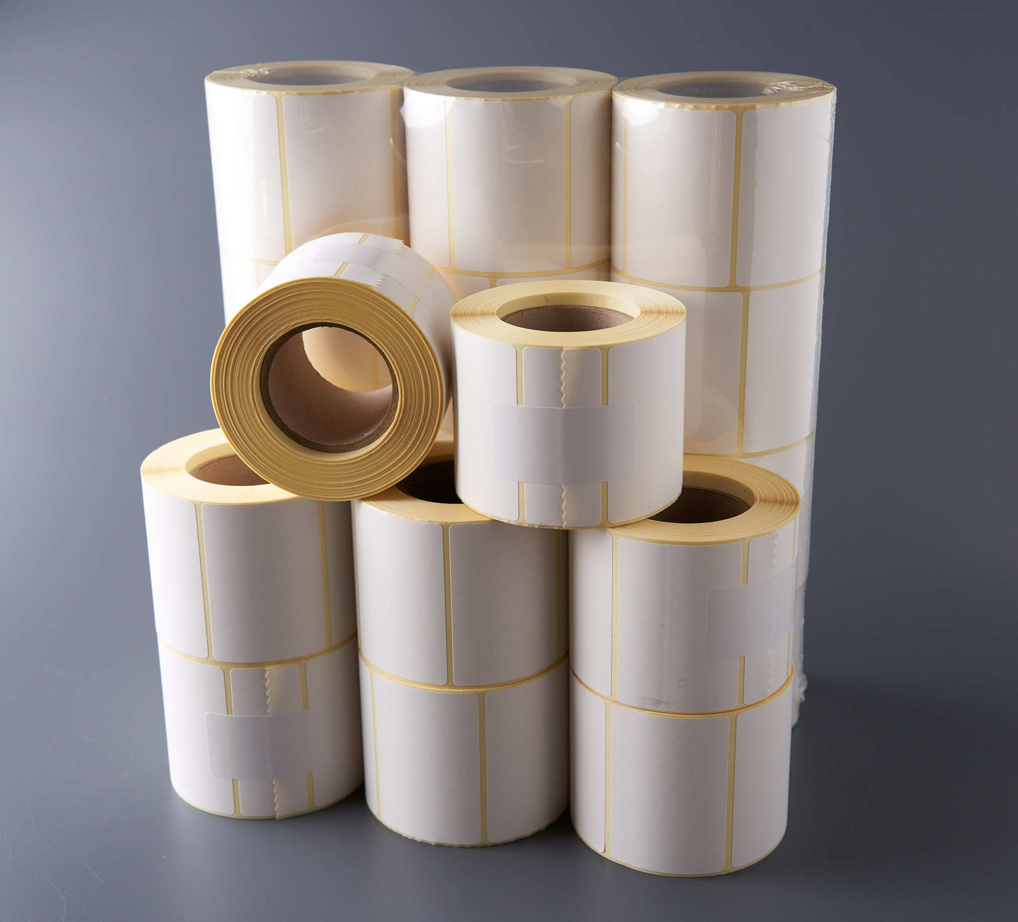 Термоэтикетки самоклеящиеся ЭКО, 58х40 мм, втулка 40 мм, 500 наклеек в ролике, упаковка 5 шт. (2500 наклеек)