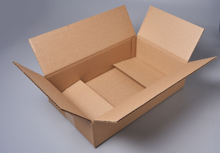 Коробка картонная, 40х25х10 см, объем 10 л, 30 шт. (Гофрокороб, 400х250х100мм )