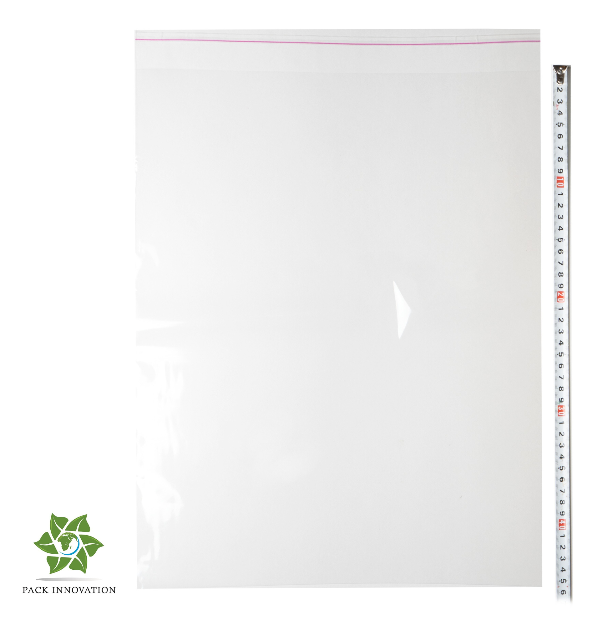 Пакет упаковочный БОПП с клеевым клапаном, 35х45+4 см, сверхпрочный, 40 мкм, 1000 шт.