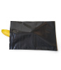 Пакет с замком Zip-Lock (Зип лок), 18х25 см, сверхпрочный, 60 мкм, черный металлик, 100 шт.