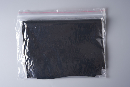 Курьерский пакет, ЧЁРНЫЙ,  170х240+40, без кармана, 50 мкм, 500 шт.