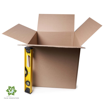 Коробка картонная, 40х40х40 см, объем 64 л, 10 шт. (Гофрокороб, 400х400х400 мм )