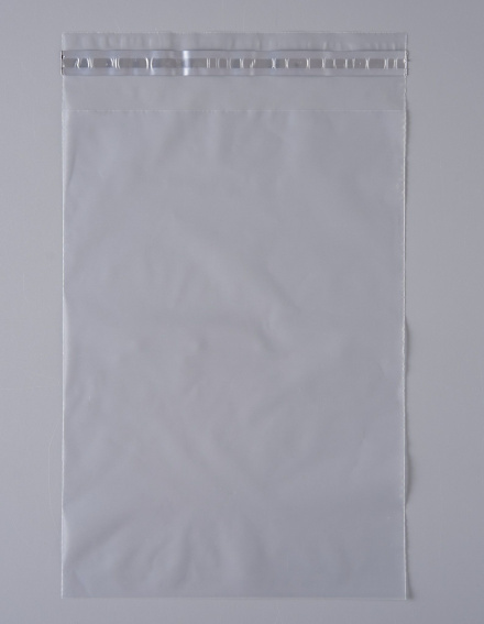 Курьерский пакет, ПРОЗРАЧНЫЙ, 170х240+40 мм, с клеевым клапаном, 30 мкм. (сейф пакет) 300 шт.