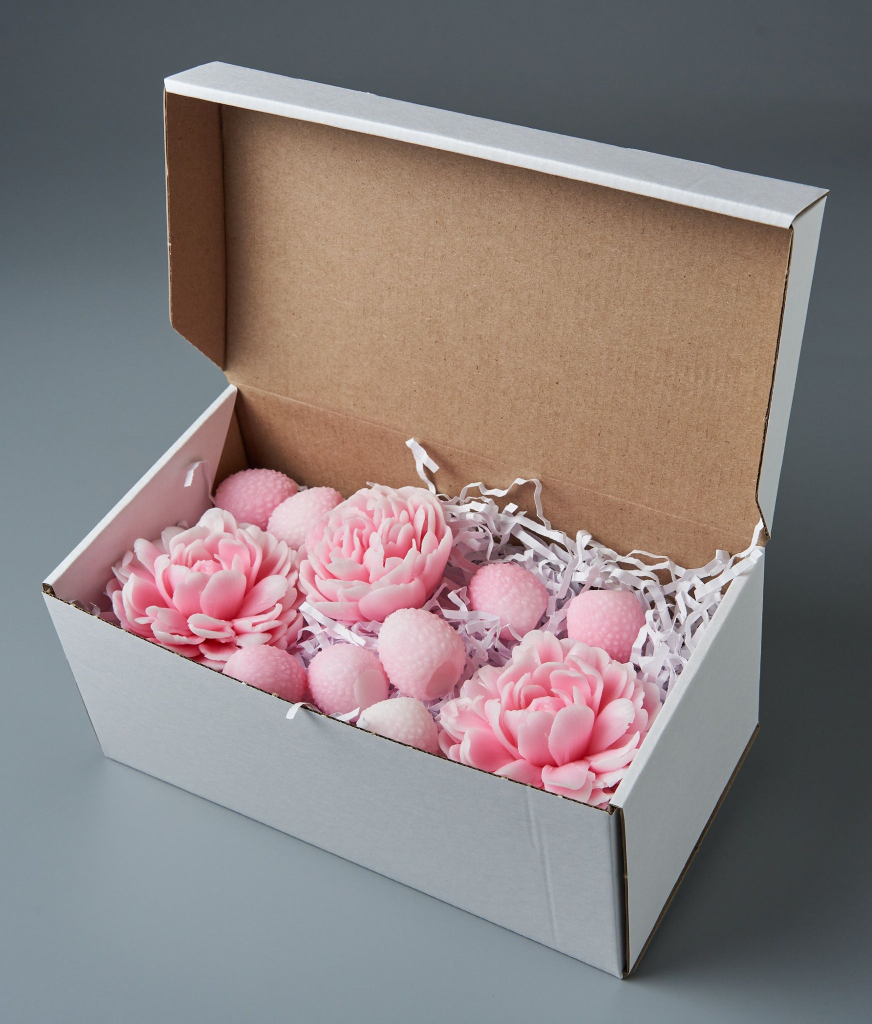 Коробка картонная самосборная 21х11.4х9.2 см, объем 2.2 л, БЕЛАЯ, 100 шт. (Гофрокороб 210х114х92 мм, короб самосборный)