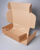 Коробка картонная самосборная, 37х26х12 см, объем 11,5 л, 10 шт, (Гофрокороб 370х260х120 мм, короб самосборный, почтовый)