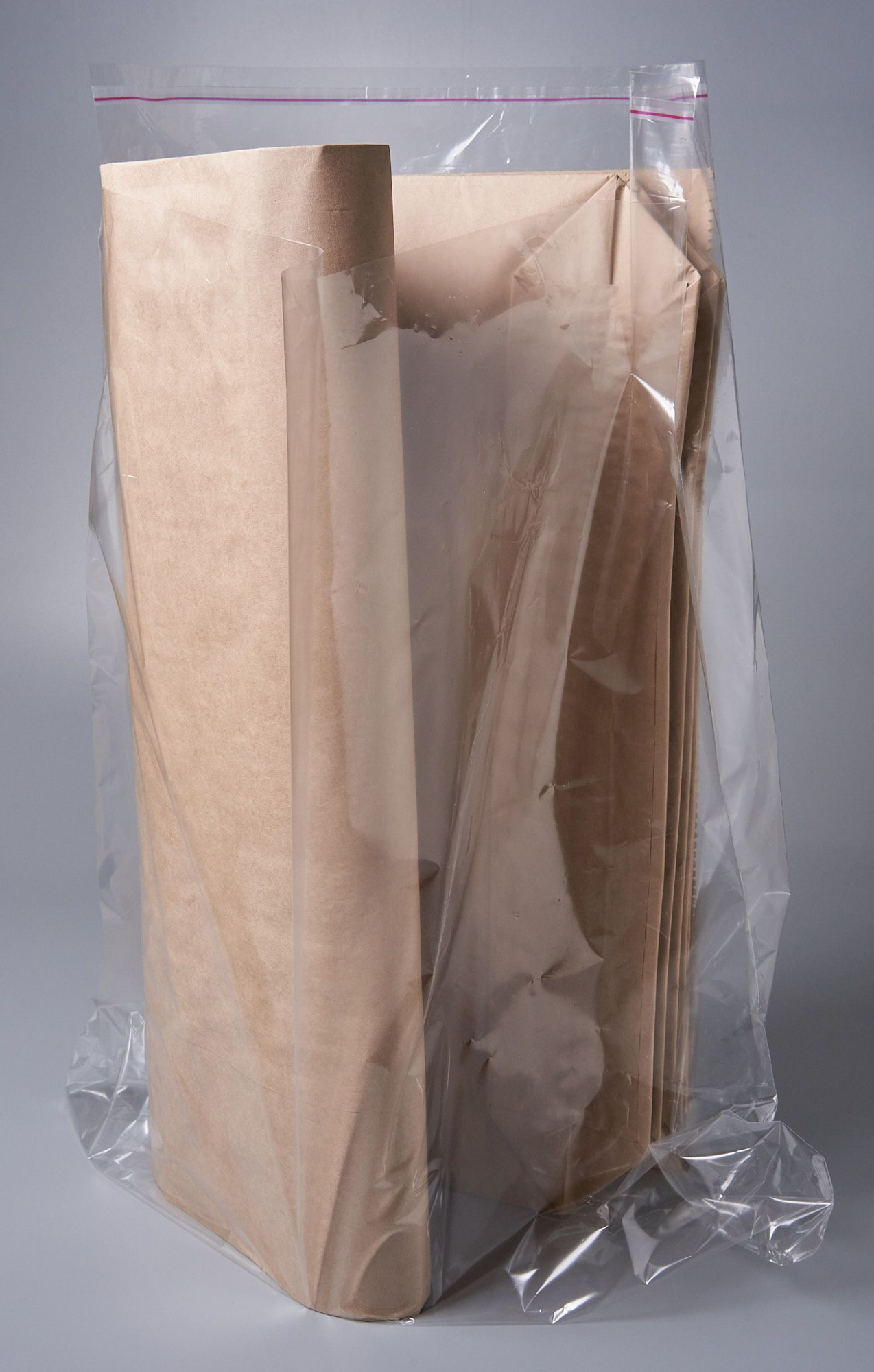 Крафт мешок бумажный четырехслойный, размер 100х50х9 см, 20 шт