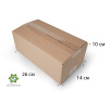 Коробка картонная, 26х14х10 см, объем 3,6 л, 25 шт. (Гофрокороб, 260х140х100 мм )