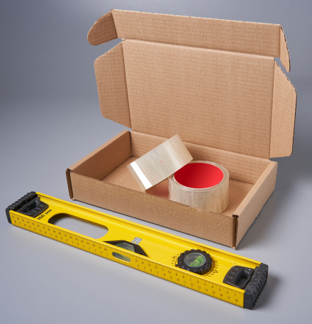 Коробка картонная самосборная, 26,5х16,5х5 см, объем 2,19 л, 120 шт. (Гофрокороб 265х165х50 мм, короб самосборный)