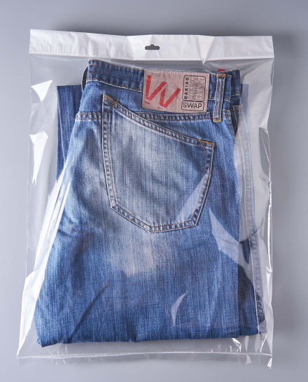 Пакет упаковочный БОПП с клеевым клапаном, 40х50 см, с европодвесом 4 см, ПОД ЗАПАЙКУ ! 30 мкм, 100 шт.